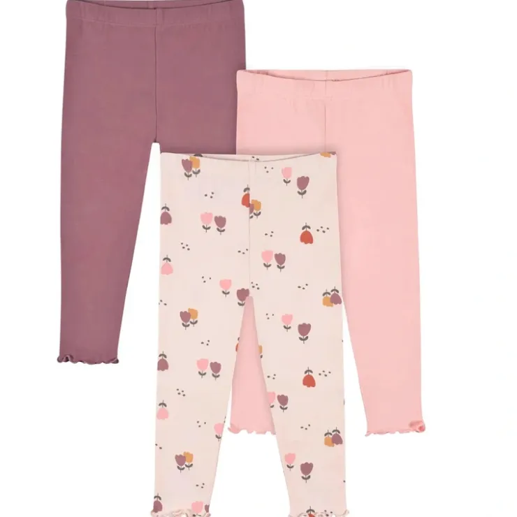 Burgundy Floral 3 Pk Set