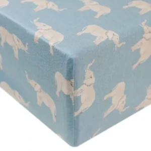 copper pearl premium crib sheet - peanut