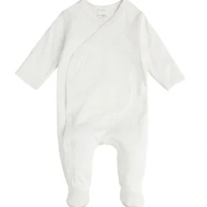 Dormeuse blanc cass en pointelle - Petit Lem