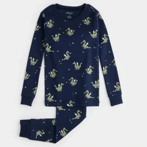 Ensemble Pyjama Marine Imprim de Dragons Cracheur de Feu - Petit Lem