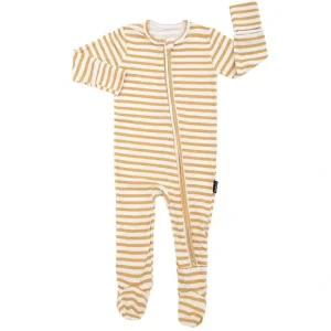 Footed Sleeper - Sun Stripe