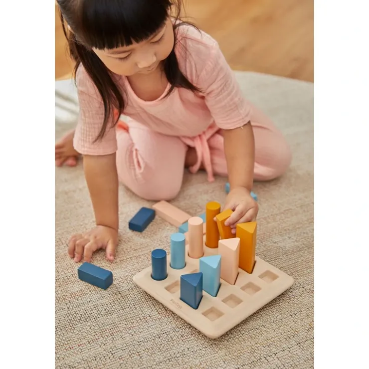 Geometric Peg Board - Orchard