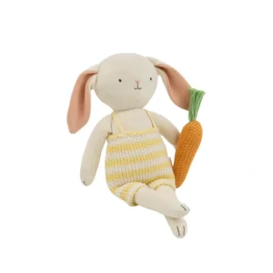Honey the Bunny with Crochet Carrot