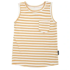 Pocket Tank Top - Sun Stripe