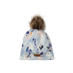 Pom Pom Hat Ink Floral