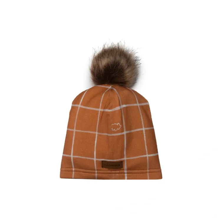 Pom Pom Hat Oak Leaves