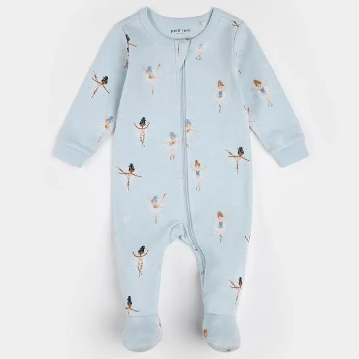 Pyjama Bleu Glacier Imprims de Fes - Petit Lem