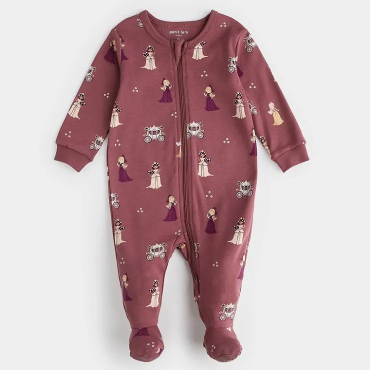 Pyjama Merlot Imprim de Princesses - Petit Lem
